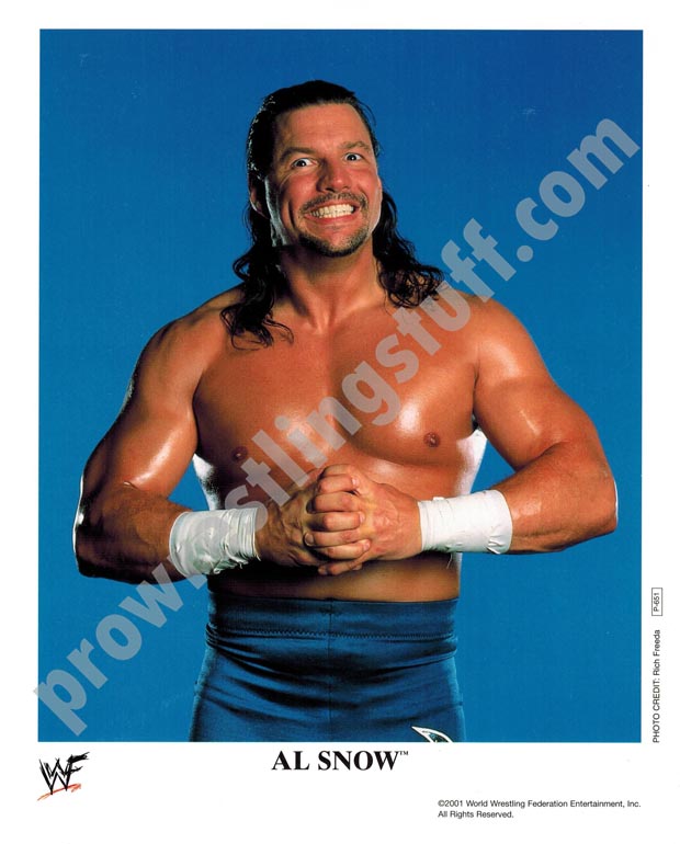 Al Snow P-651 WWF 8x10 promo photo