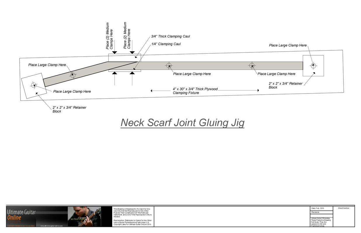 Scarf Joint Gluing Jig