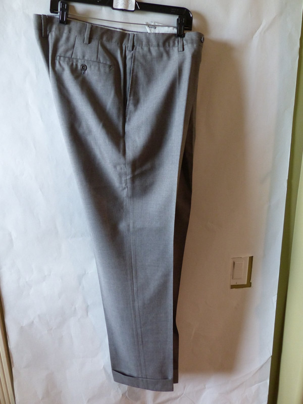 INCOTEX LIGHT GREY MENS SLACKS US MENS SIZE 46-50