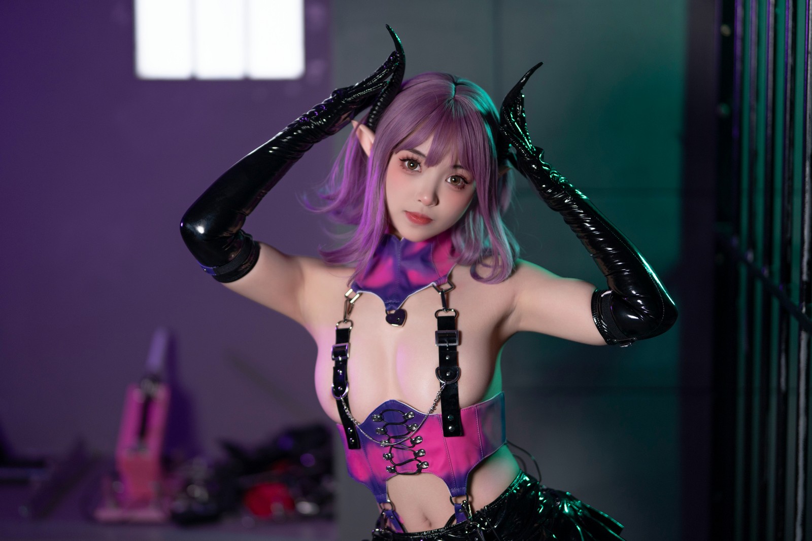 Bangni邦尼 – 囚禁魅魔 Cosplay 高清写真集（108P-1.17GB）暗黑幻想插图4