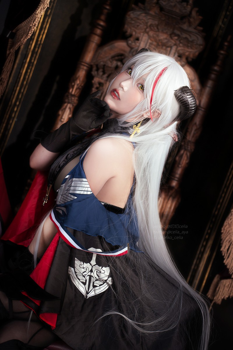 切切Celia 埃吉尔 Aegir Cosplay Azur Lane 写真 32P+2V插图6
