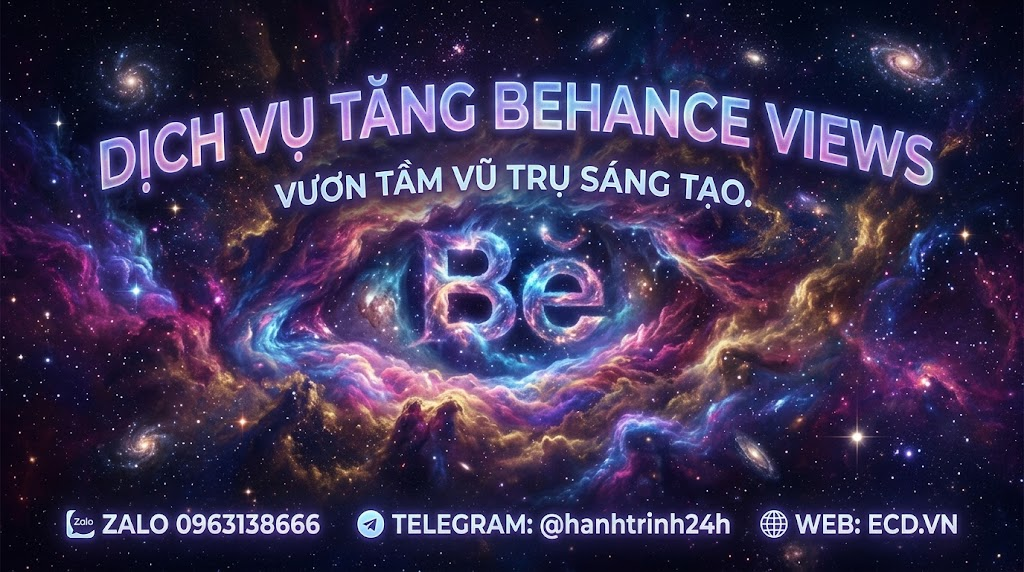 dịch vụ tăng behance views nhanh adobe behance