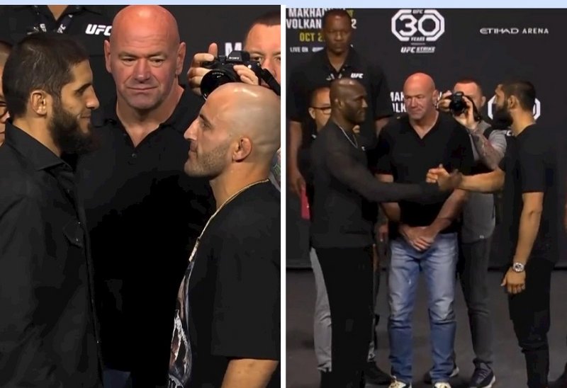 Бойците от UFC 294 лице в лице