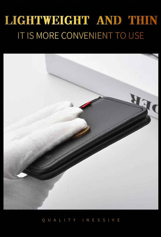 PU Leather Wallet Inside