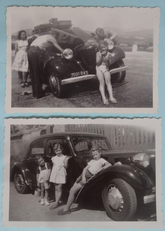 Deux photos famille calandre Tonneline