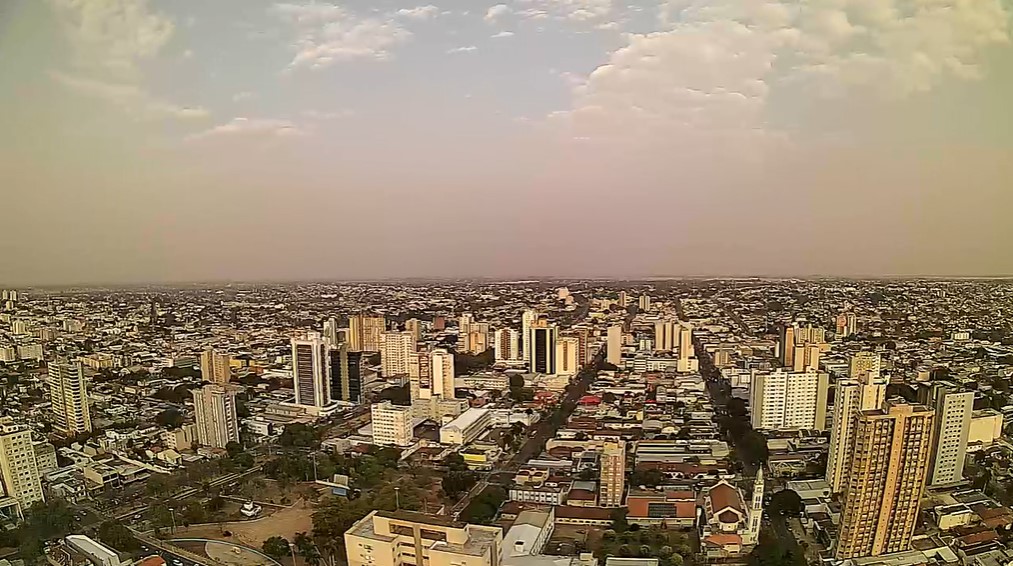 Campo Grande nesta manhã de terça-feira