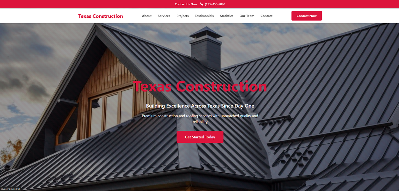 Demo Five Website Preview