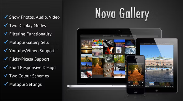 Nova Gallery – Responsive HTML5 Multimedia Gallery Template