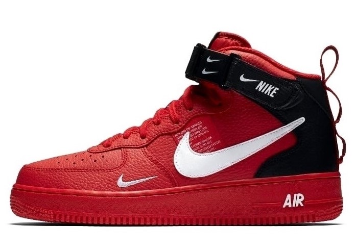 Nike Air Force 1 Mid Utility University Red