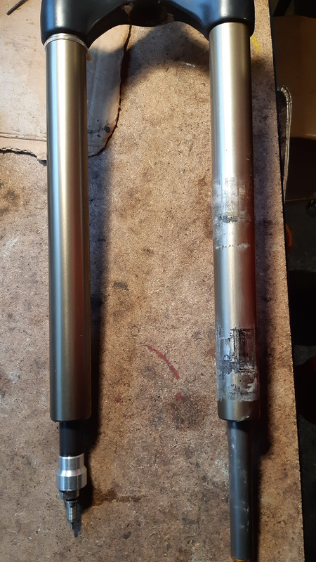 cleaning fork stanchions