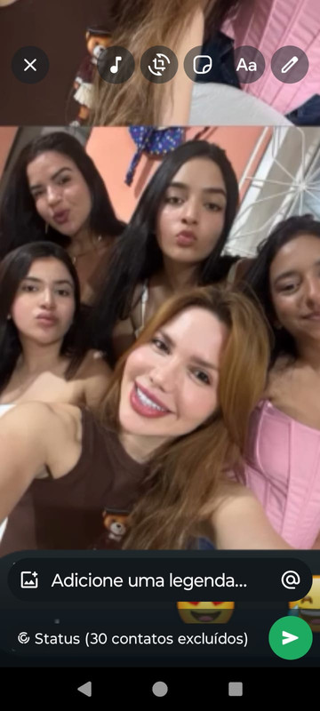 Filha e netos