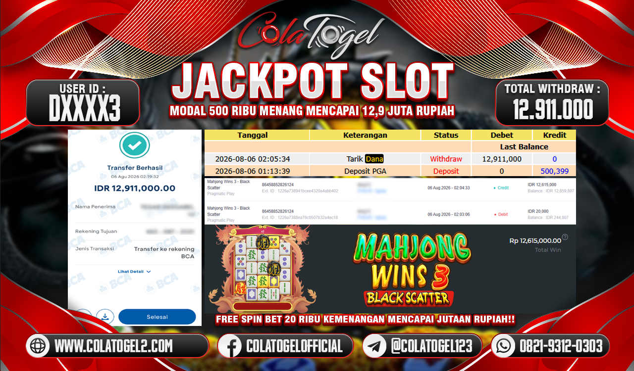 JACKPOT SLOT GACOR!!