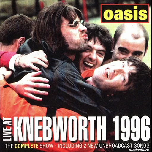 Oasis Knebworth 1996 Album Art
