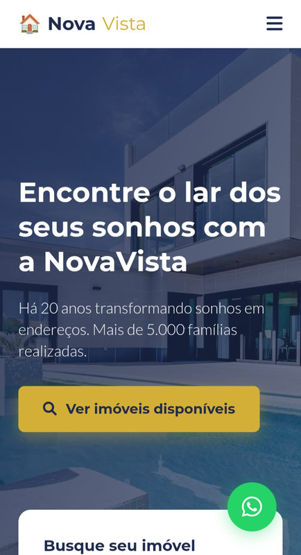 Projeto Imobiliária Nova Vista