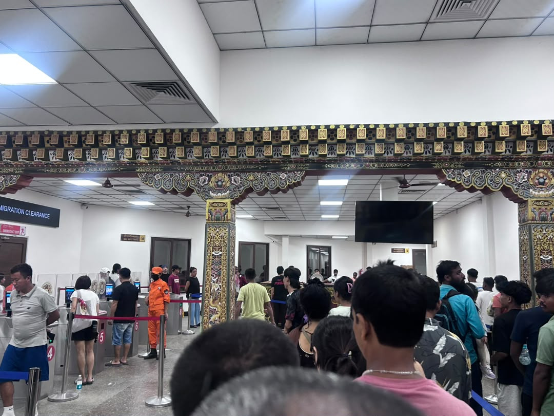 SSB checkpost or pedestrian walkway entrance