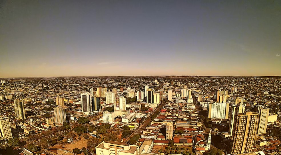 Campo Grande nesta manhã de domingo