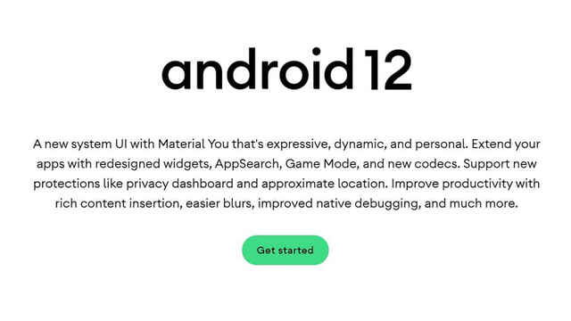 Android 12 ya está disponible para su descarga