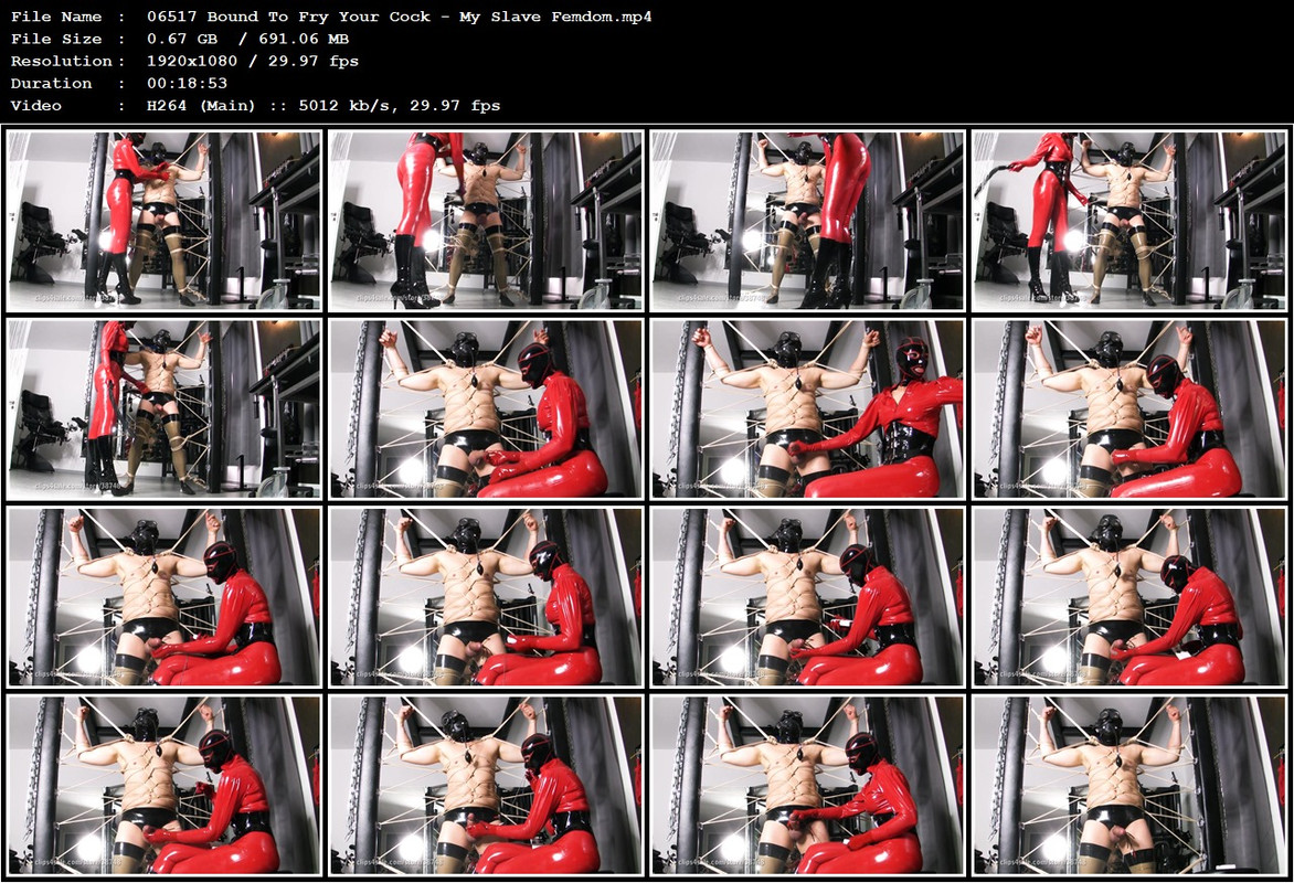 06517 Bound To Fry Your Cock - My Slave Femdom.mp4