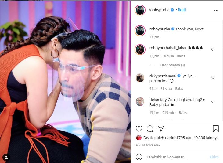 Unggahan Robby Purba bersama Ayu Ting Ting pasca sang biudan batal nikah dengan Adit Jayusman