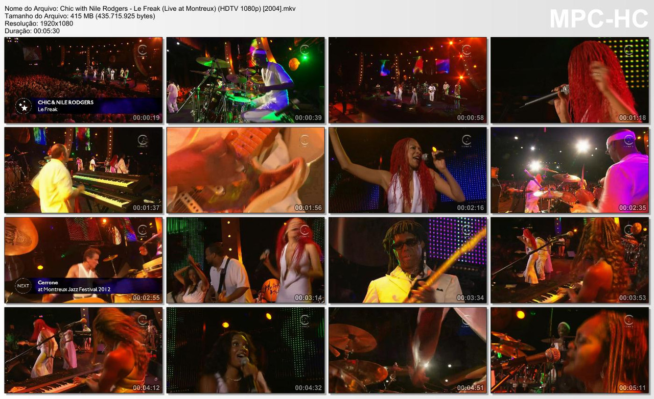 Chic with Nile Rodgers - Le Freak (Live at Montreux) (HDTV 1080p) [2004]