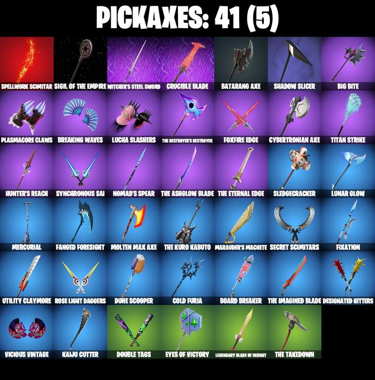 pickaxes comp