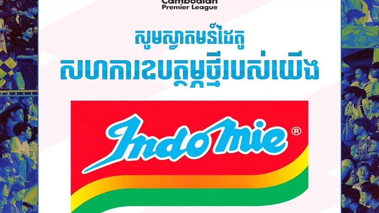 Pantasan Saja Sepak Bola Kamboja Berkembang Pesat, Indomie Sponsor Utamanya