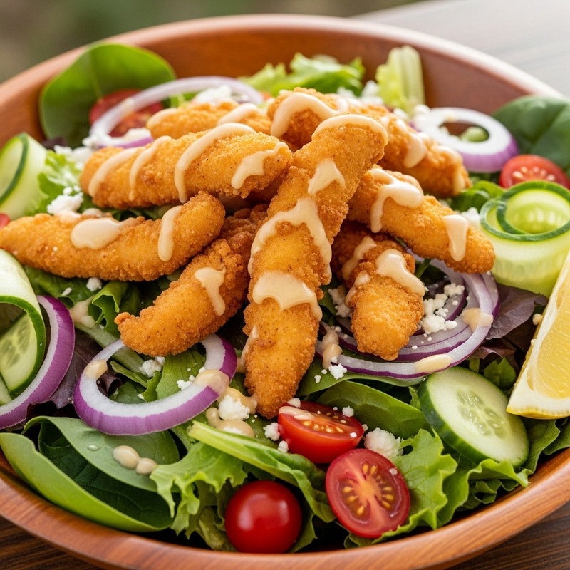 Crispy Chicken Salad