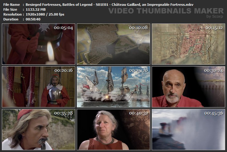 Besieged Fortresses Battles of Legend S01E01 Château Gaillard an Impregnable Fortress mkv