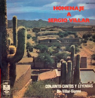 Homenaje - Conjunto Cantos y Leyendas - Homenaje a Sergio Villar (1971)