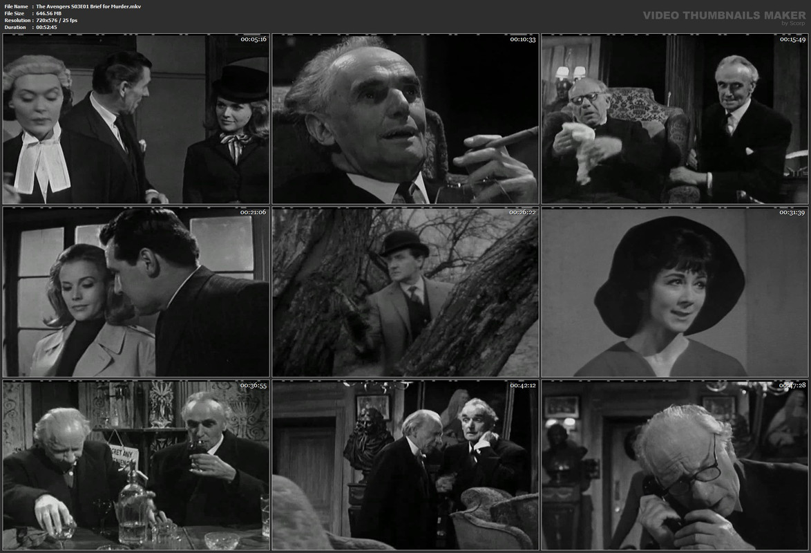 The Avengers S03E01 Brief for Murder.mkv