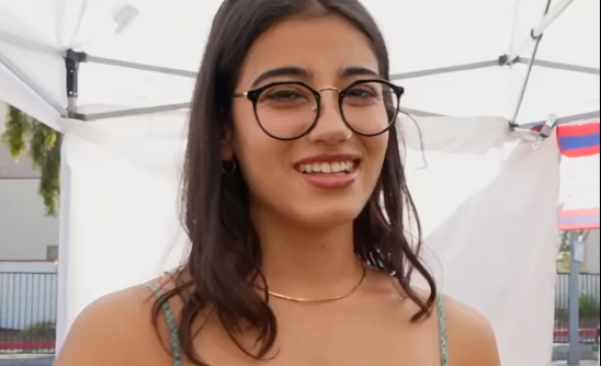 Sara Saffari Flashes Huge Natural Big Tits and Hard Nipples Close Up