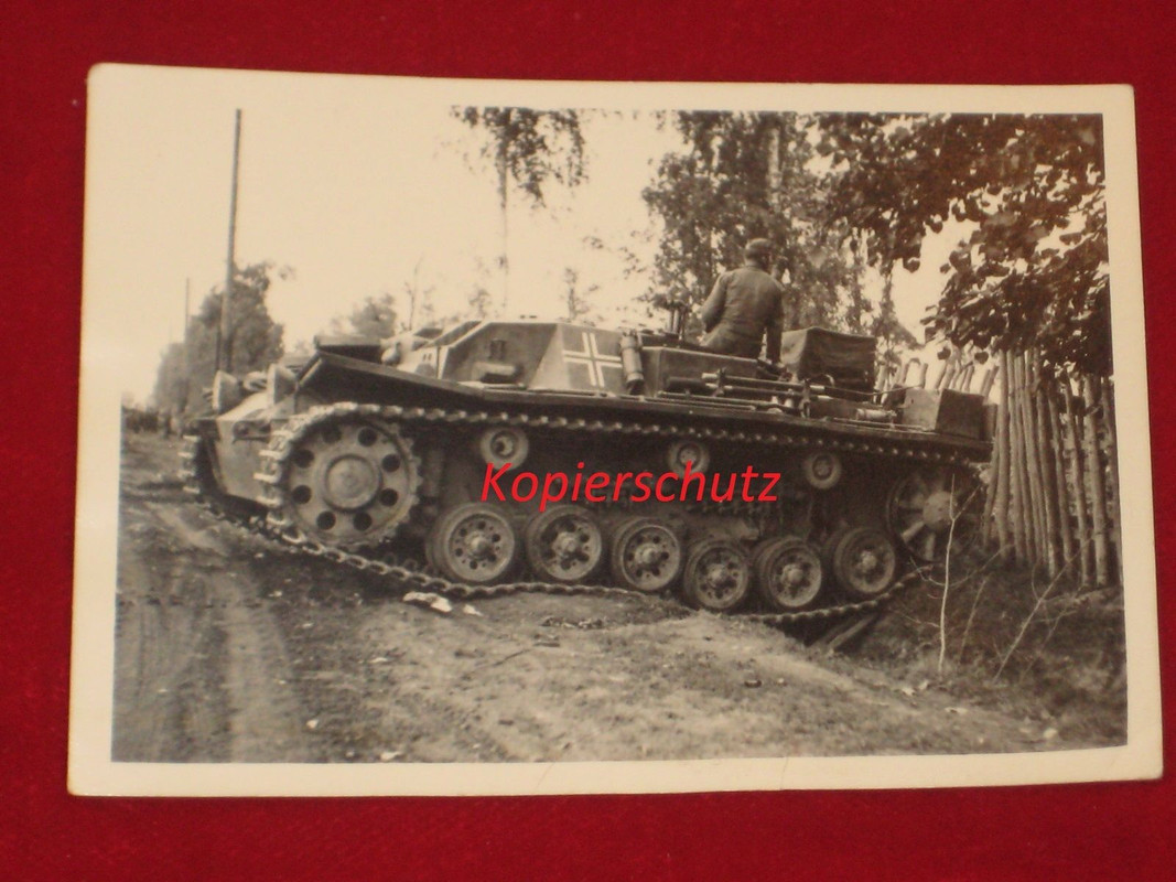 FOTO - WEHRMACHT - PANZER - STURMGESCHÜTZ III