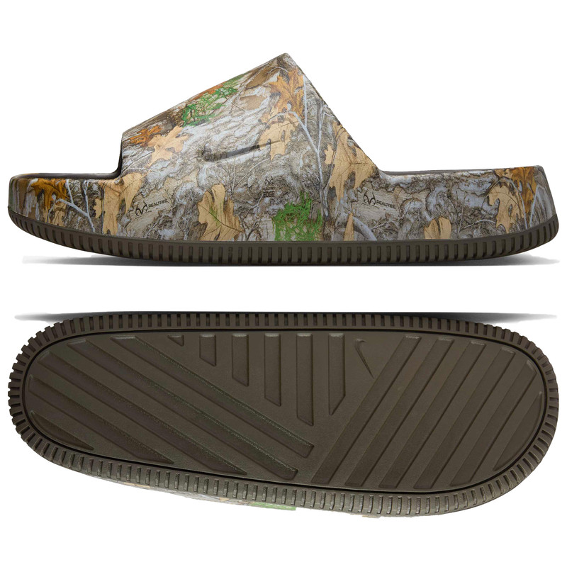 Nike Calm Slide Realtree Sandals Shoes Mens Size 9 Brown Camo Slip On IB2885-200 Nike Calm Slide Realtree Camo Men main image 3