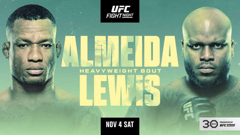Пуснаха постера за UFC Fight Night: Алмейда-Люис