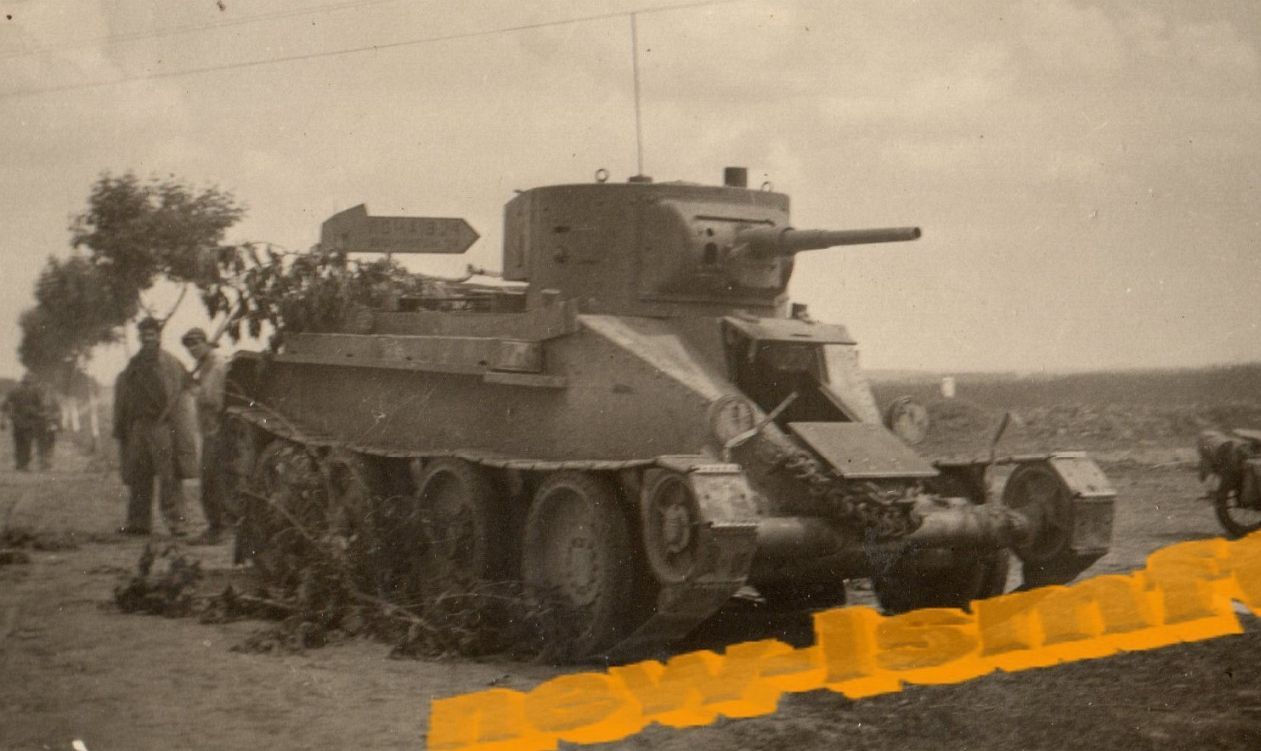 photo Panzer tank Russland zerstört ww2
