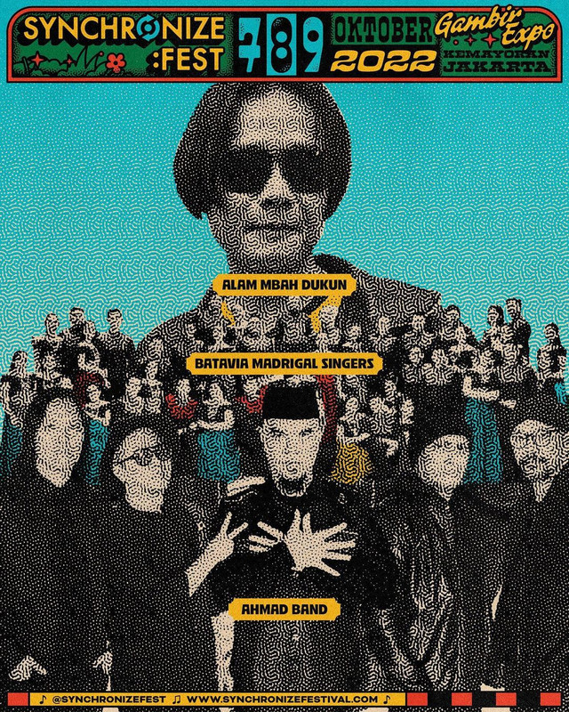 Derean musisi multi genre akan mengisi panggung Synchronize Fest 2022