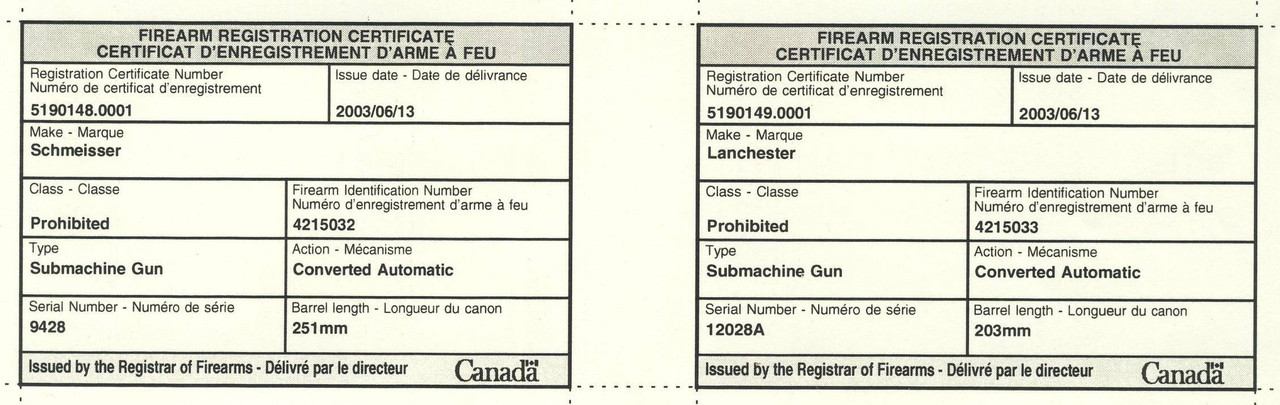 Schmeisser registration June 27 2003