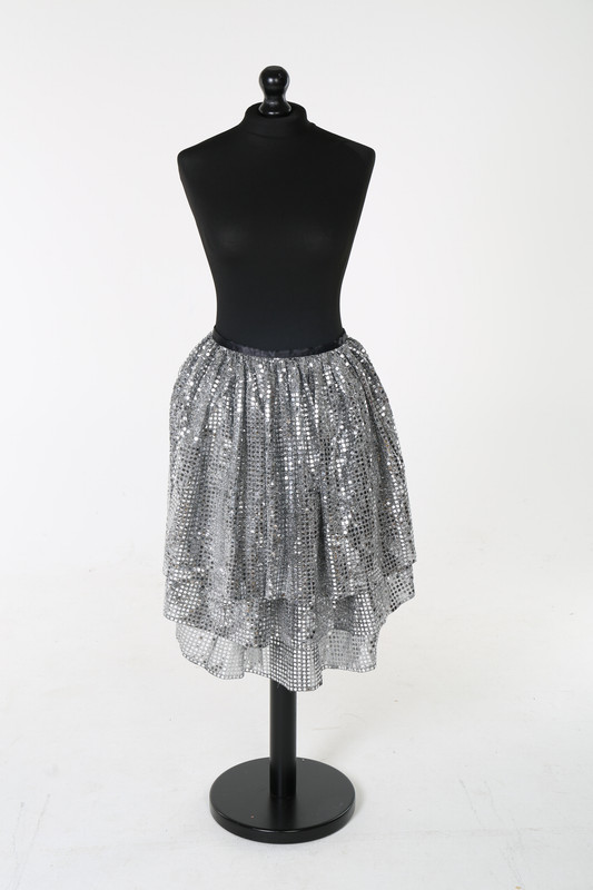 Silver Sequin Dance Skirts x 15 - One Size
