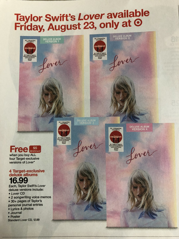 Taylor Swift Lover 4 Deluxe Versions The Break Room Taylor Swift Lover 4 Deluxe Versions The Break Room