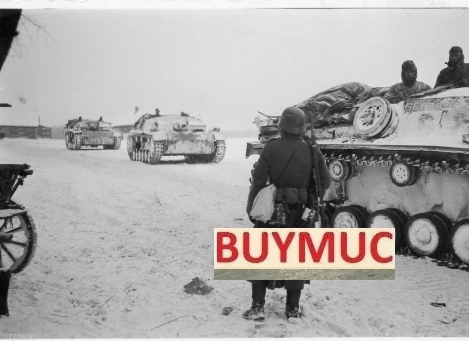 FOTO RUSSIA 1941 PANZER TANK STURMGESCHÜTZ WINTE