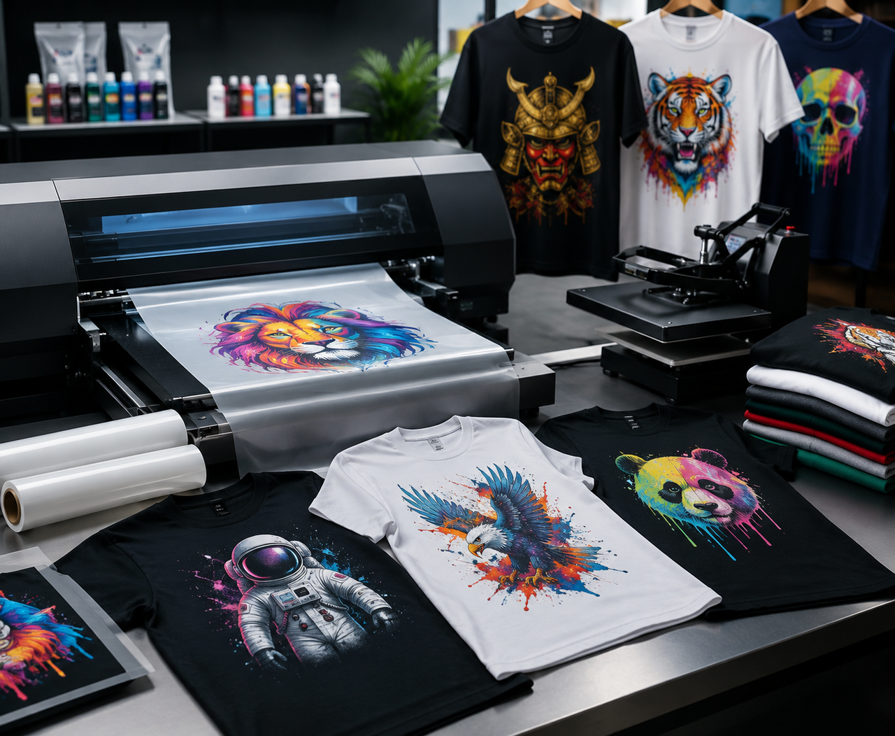 Custom printed apparel