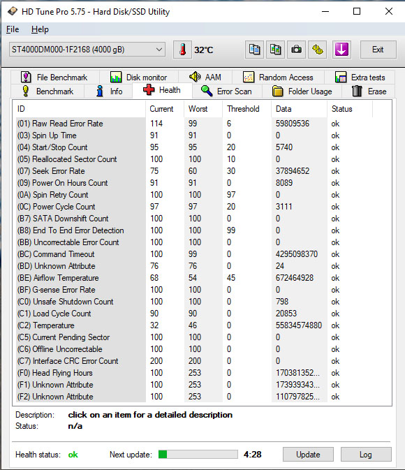 Seagate Desktop HDD 4tb smart