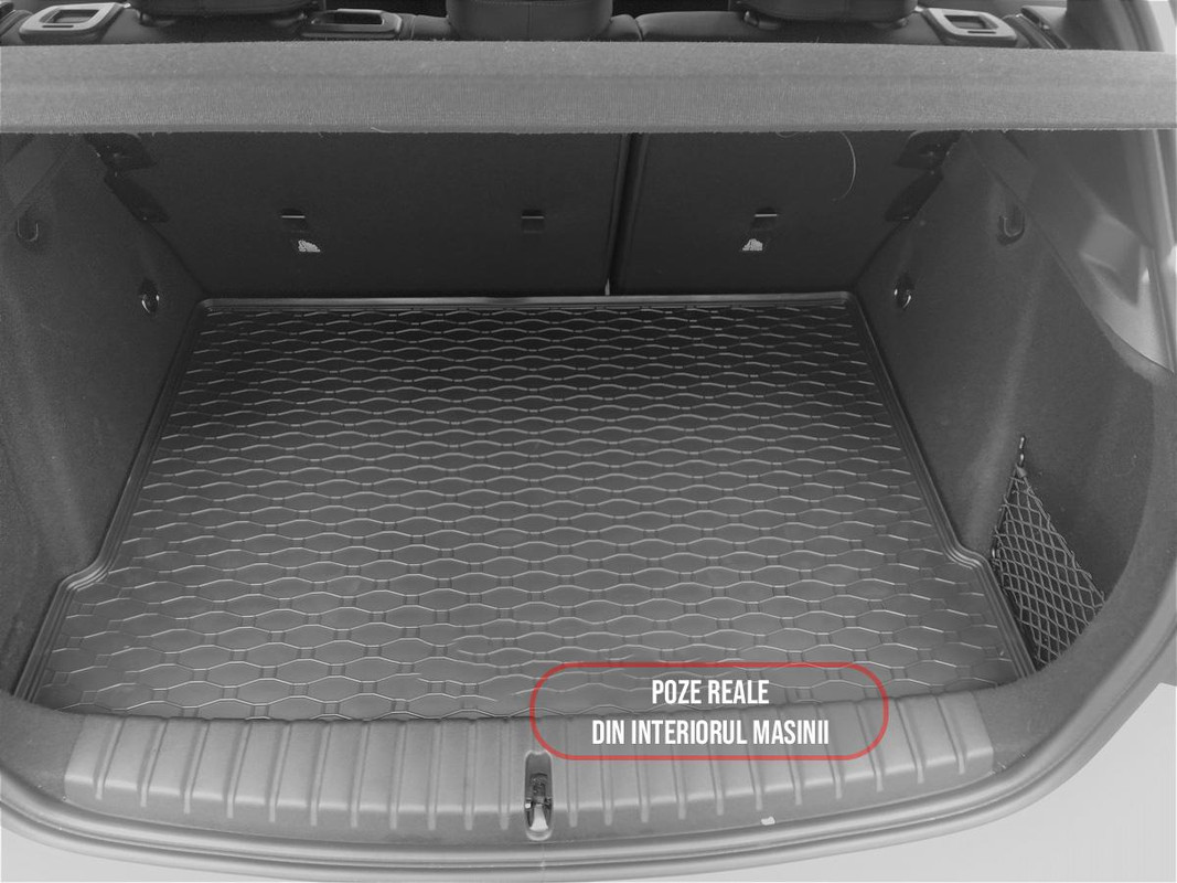 Tavita auto BMW Seria 1 5 usi hatchback 2020-prezent, protectie portbagaj, Cri-Flo, din cauciuc 100%, compatibil cu autoturismul BMW Seria 1 5-door