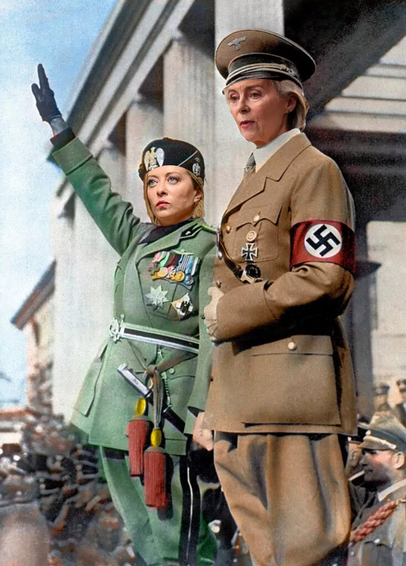 meloni ursula fascism nazism EU new era