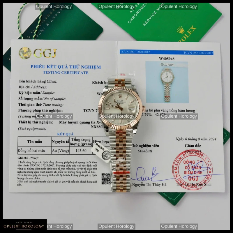 Rolex Datejust Gold Plated Luminous Markers Automatic 41mm