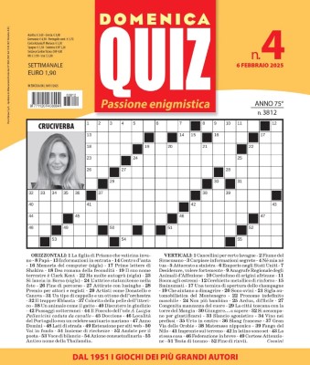 Domenica Quiz N.04 - 6 Febbraio 2025
