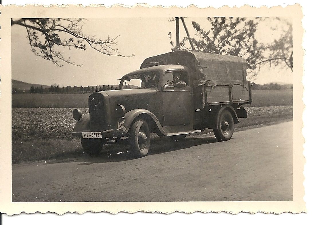 Orig.Foto LKW Luftwaffe WL-34727 bei Göttingen W