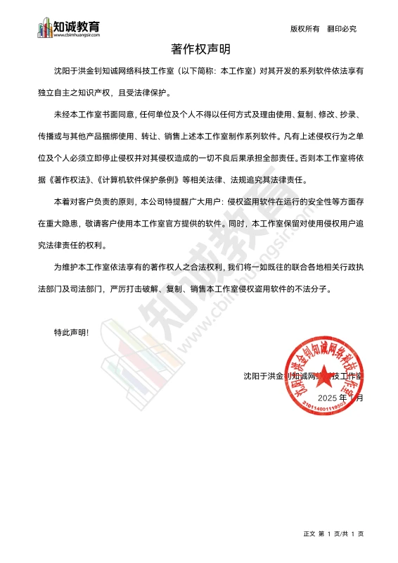 图片[1]-著作权声明-知诚教育官网