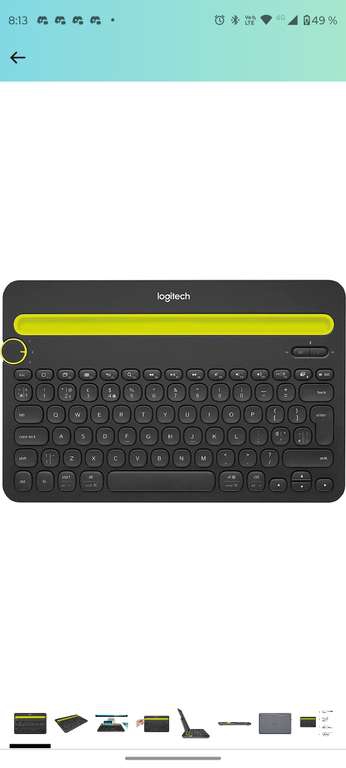 Amazon: Logitech Teclado Bluetooth Multi-Dispositivo K480 (Reacondicionado) 
