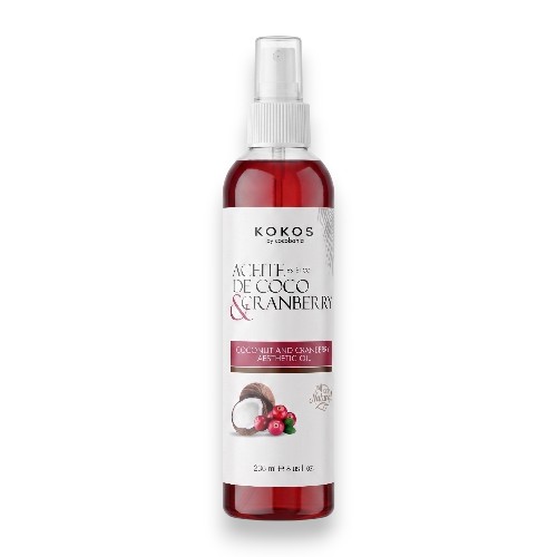 Kokos Aceite De Coco y Cranberry 8 Oz